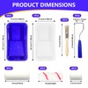 12 Pcs Paint Roller Set, Paint Rollers and Trays Sets,