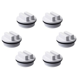 ATIE 1.5" Threaded Pool Spa Return Line Winterizing Plug & Filter Drain Plug SP1022C with O-Ring for Winterizing Pools and Most Hayward Pentair Filters (6 Pack)