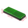 X AUTOHAUX 2 Pcs 87mm Green Universal Rectangular Reflective Warning