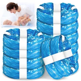 PQETBV Pack of 12 Refill Film Nappy Buckets, Thick and Odour-Proof Nappy Bin Refill Film, Nappy Bin Refill Cassettes, Compatible with All Nappy Bins & Cat Litter Disposal Buckets