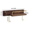 CATOOMUU for Dyson Supersonic Hair Dryer Wall Mount Stand Holder,