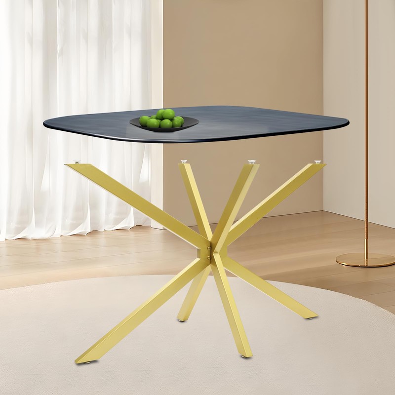 ACNAO Modern Table Base, 47.3 * 29in Metal Dinning Table
