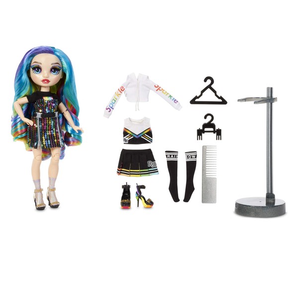 Rainbow High Amaya Raine – Rainbow Fashion Doll with 2 Complete Doll Outfits to Mix & Match and Doll Accessories, Great Gift for Kids 6-12 Years Old