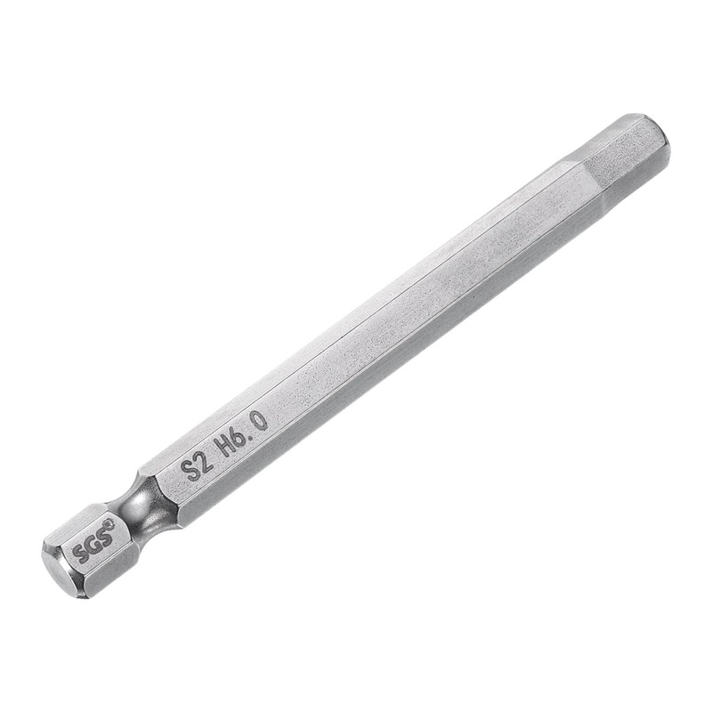 HARFINGTON Hex Head Wrench Drill Bit 6mm (H6) Metric 1/4"