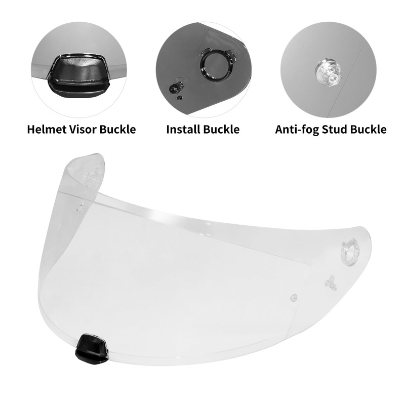 VCOROS I70 Helmet Visor Replacement Face Shield Accessories Compatible With