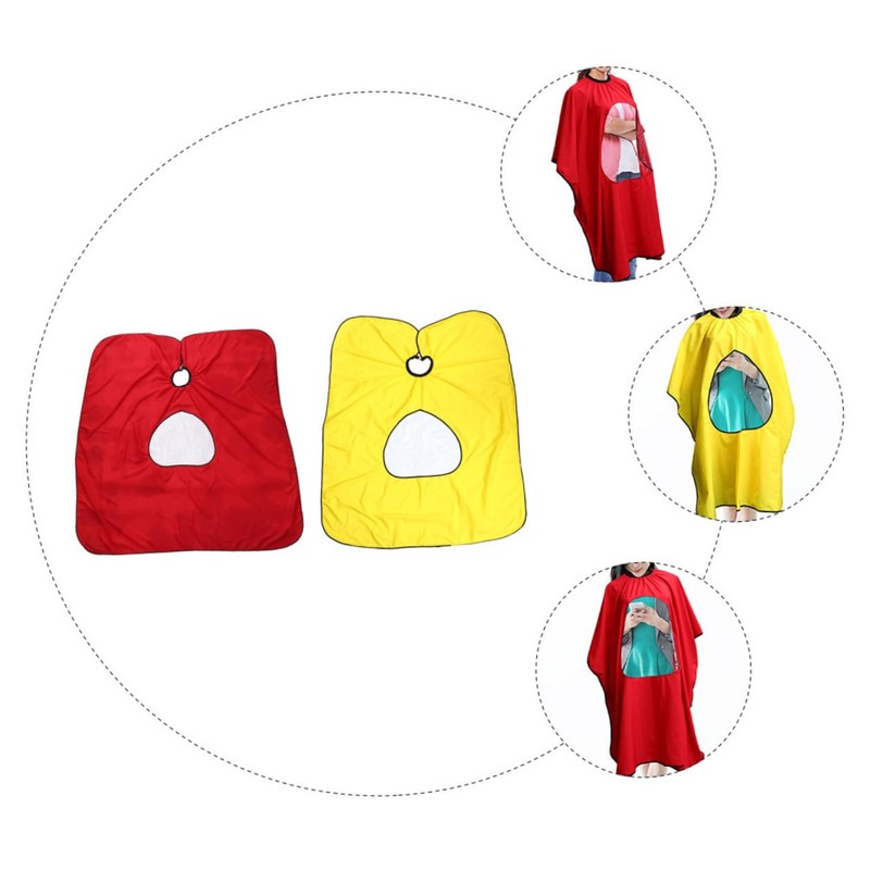 BIUDECO 2pcs Hair Cutting Cape for Adults Professional Salon Smock