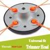 Strimmer Head, Universal Grass Brush Cutter String Trimmer Head Replacement