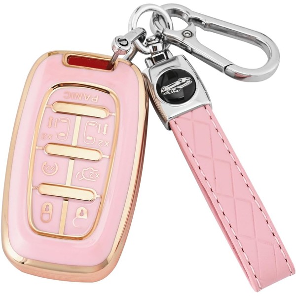 Key Fob Cover Case for Chrysler Pacifica Accessories , Fits
