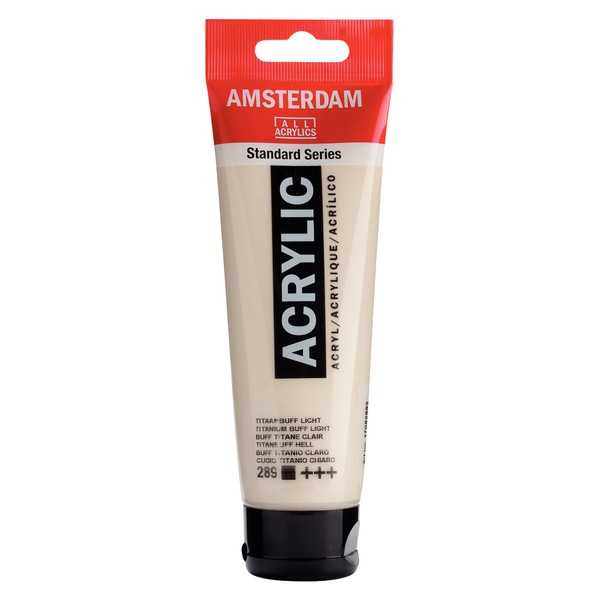 Amsterdam Standard Series Acrylfarbe Tube 120 ml Titanbuff Hell 289