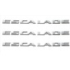 3Pcs Escalade Rear Liftgate Emblems Car Badge Letter Nameplate Compatible