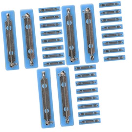 Operitacx 3sets Brooch Accessories Kit Brooch Pin Badge Holder Big Safety Pins Marker Cord Locks Card Holder Holders Lanyard Enamel Pins Id Badge Crafting Parts Safety Badge Backs Hat 10pcs*3