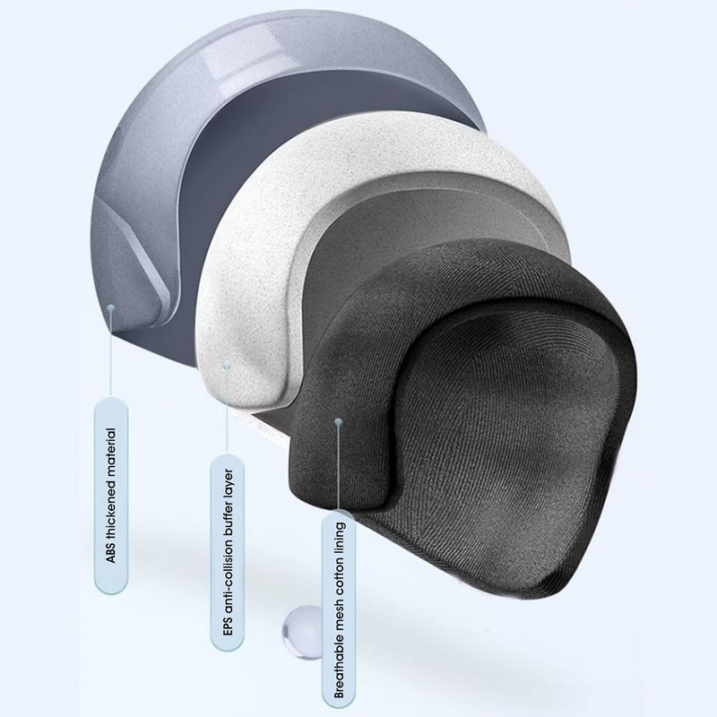 Casco de Scooter de Cara Abierta con Visera, Cascos Motocicleta