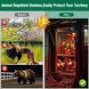 ChunHee Solar Motion Sensor Alarm Outdoor, Dog Barking & Gunshot