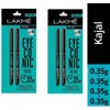 LAKMÉ Eyeconic Kajal Twin Pack (02 Packs of Twin Kajal)