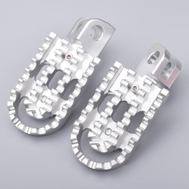 LEDISHUN アジャスタブルステップバーセット カワサキ エリミネーター/SE(24) ELIMINATOR400 に適用 (シルバー)