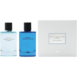Zara Man Bogoss Vibrant Leather & Summer Cologne for Men Fragrance Set EDP Eau De Parfum 2x 100 ML (3.38 FL OZ)