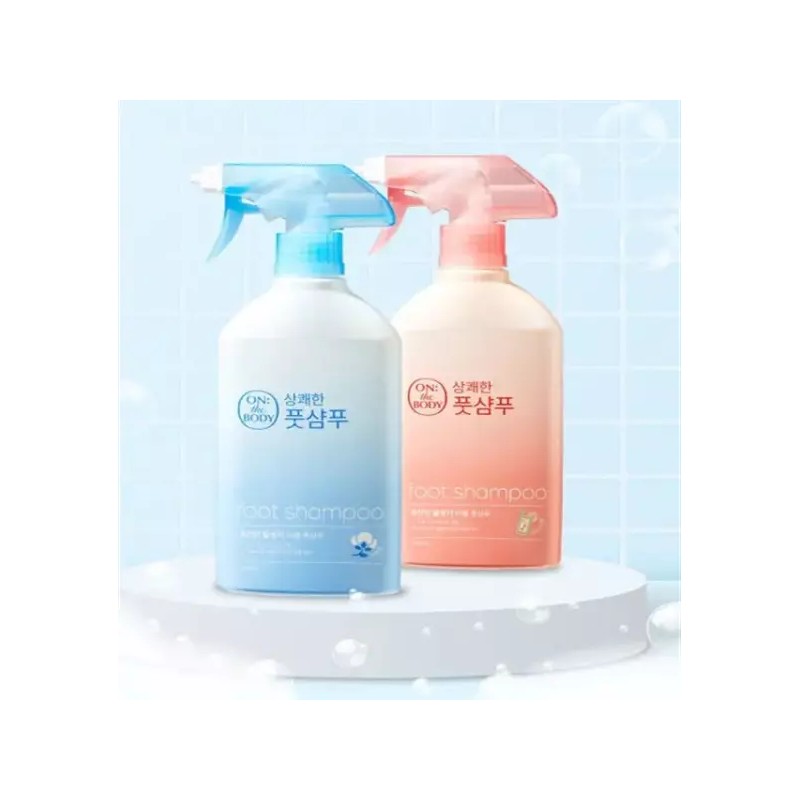 Onthebody 온더바디 상쾌한 버블 풋샴푸 코튼향 390ml [상쾌한 코튼향 390ml]