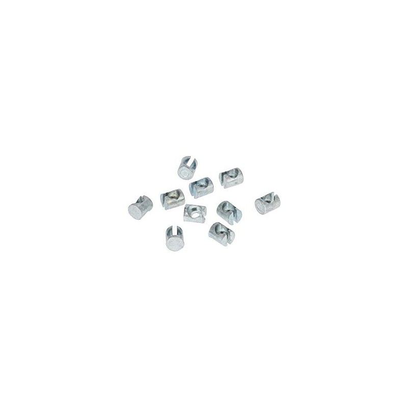 MOTOFLEX Set: 10x Soldering Nipple Holder Bowden Cable, Longitudinally Slotted