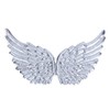 Kisangel 12PCS Silver Glitter Angel Wings Craft Angel Wings Mini