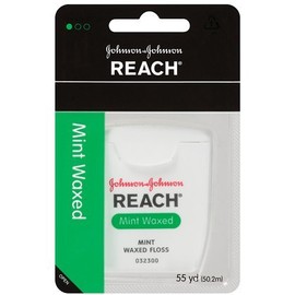 Reach Dental Floss, Waxed-Mint-55 yds. (Quantity of 6)