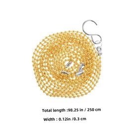 GRIRIW 2Pcs Volleyball Net Measure Chain Equipment for Accurate Volleyball Height Measurement Versatile Tool for Outdoor Sports Durable and Reliable