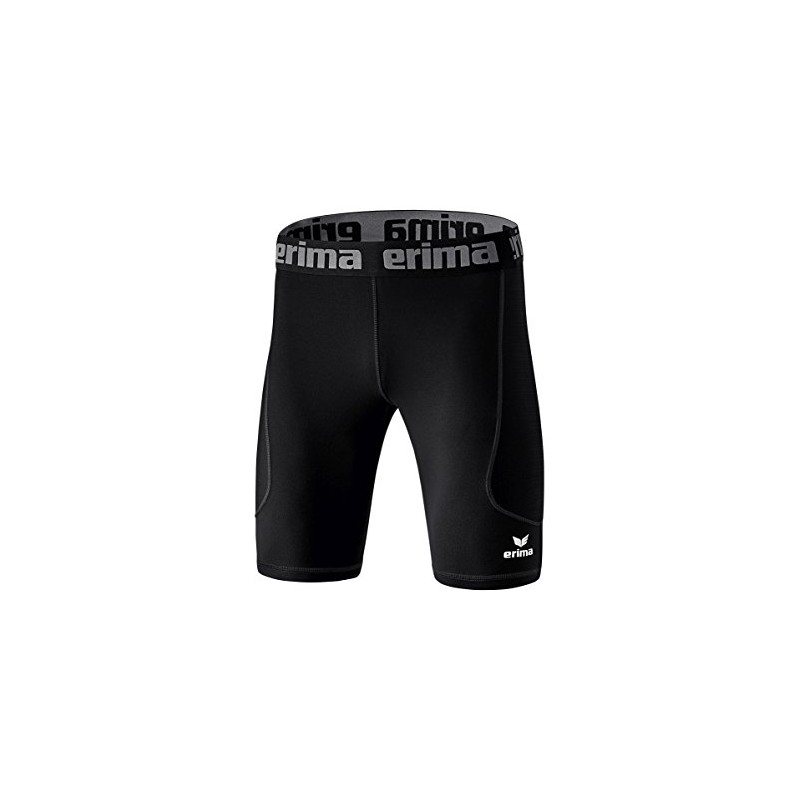 Erima Children’s Elemental Tight Short with Side Mesh Inserts, black,