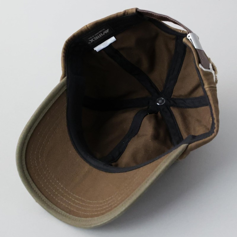Avilex Ripped Remake Low Cap, 6 Panels, Full Cap, Baseball