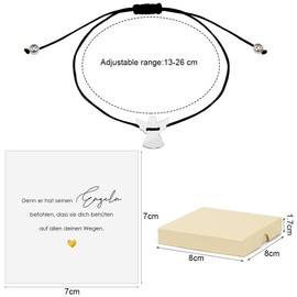 Cadimus Guardian Angel Bracelet Silver, Angel Bracelets Girls, Children and Youth Bracelets, Girls Christening Communion Gift, Suitable for Children's Birthday, Christening Gifts