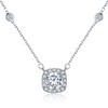 SBLING - Collar con colgante de plata de ley chapada
