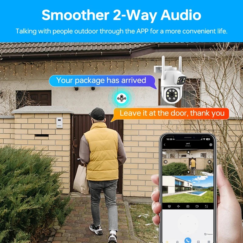 2025 Wifi Smart Mini Home Camera 4MP HD Night Vision