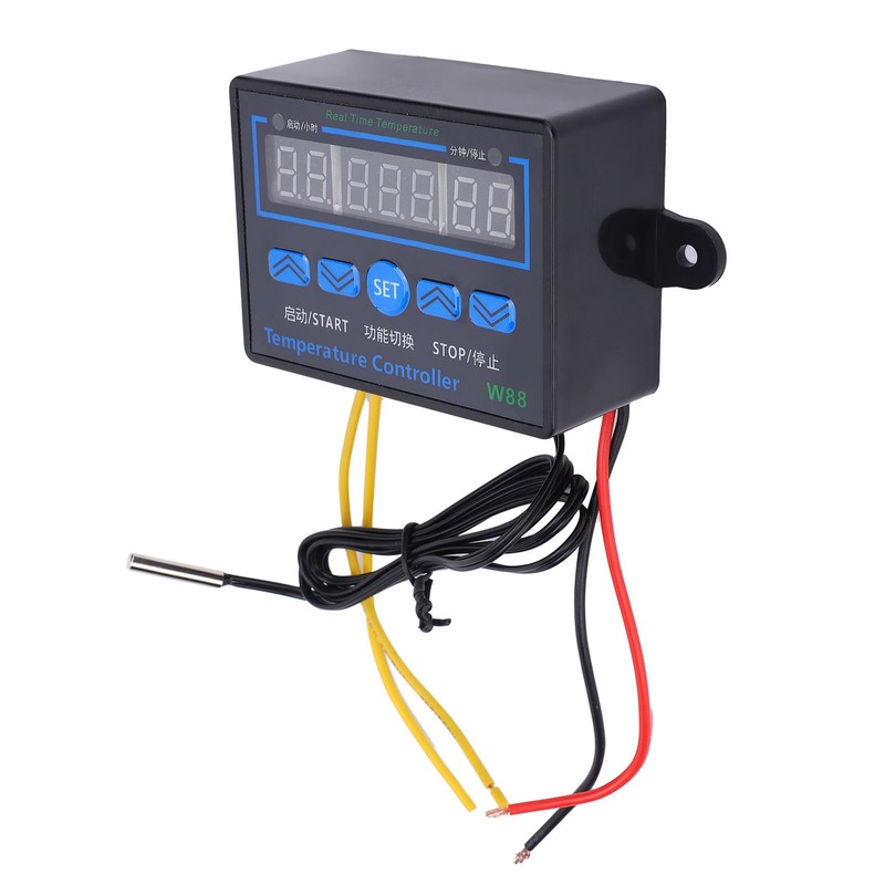 High Temperature Controller 3‑Display Multifunctional Control Switch W88 ‑19~99℃