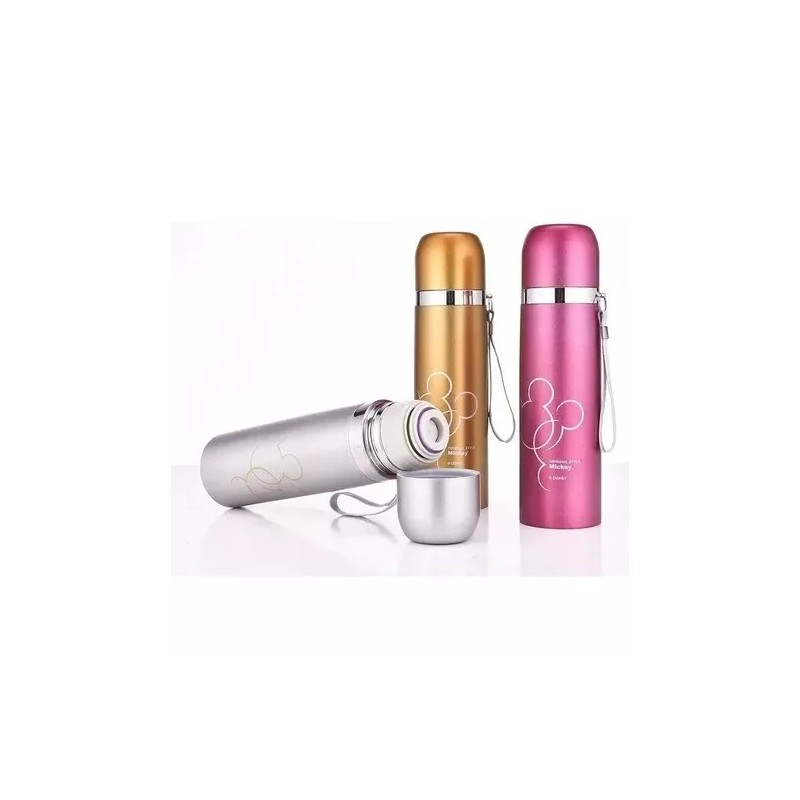LUC Termo De Acero Inoxidable Diseño Mickey 500 Mililitros