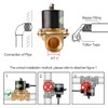 Heschen Brass Solenoid Valve 2W-250-25 Direct Acting 220 VAC PT1