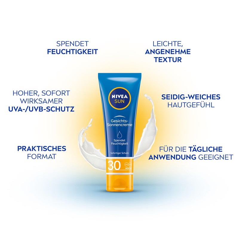 NIVEA NIVEA Sun Protection & Care Face Sun Cream with