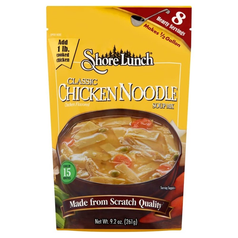 Shore Lunch Classic Chicken Noodle Soup Mix-9.2 Oz-3 Pack