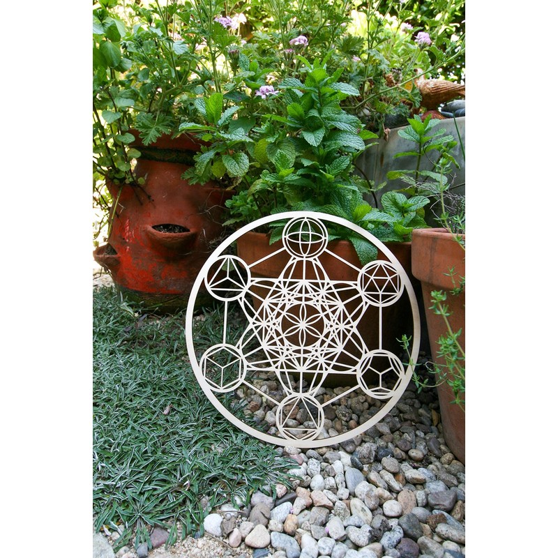 Fourth Level MFG 12" Platonic Solids, Sacred Geometry Wall Sculpture,