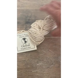 Classic Elite Global Recycled Yarn | Natural, 100% Recycled Cotton, Super Bulky