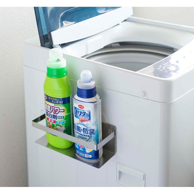 Shimomura 39367 Laundry Storage Stainless Steel Bottle Holder