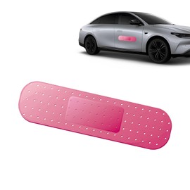 Arwrilt Funny Bandage Car Sticker Scratch Dent Cover, Waterproof Vinyl Decal for Cars/Trucks/SUVs, Cute Giant Bandaid Bumper Decoration Accessories (24.02"x6.29", Pink, 1-Pack)