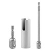 Stainless Steel Scissor Jack Drill Adapter & 2 Adapter Bits,