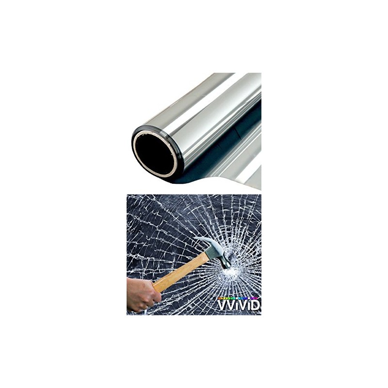 VViViD Clear Protective 4mil Vinyl Window Glass Wrap Shatterproof Security