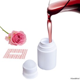 Kare & Kind Nachfüllbare Roll-On Deo-Flaschen (6-Pack) - Leer - 30 ml - 20 beschreibbare Aufkleber - Drehverschluss - Für selbstgemachte Deo, Sonnencreme, Feuchtigkeitscreme, etc.