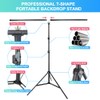 White Backdrop with Stand for Photoshoot, 5X6.5ft White Photo Backdrop