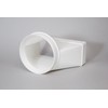 NaplesUK 220mm x 90mm Megaduct Flat Channel Ducting to 150mm
