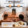 FLANUR Space Heaters for Indoor Use, 1500W Small Desk Heater