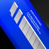 3 Blue Utility Knife Box Cutters Heavy Duty Industrial Strength