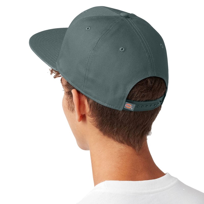 Dickies Men's Skateboarding Flat Bill Cap Green