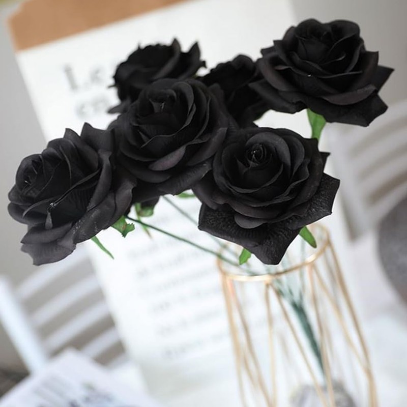 Corkwaw 25 Pcs 3 inch Artificial Rose Flower Heads,Silk Rose