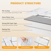 Vamos Tile 100-Piece Glossy Statury White Peel and Stick Backsplash