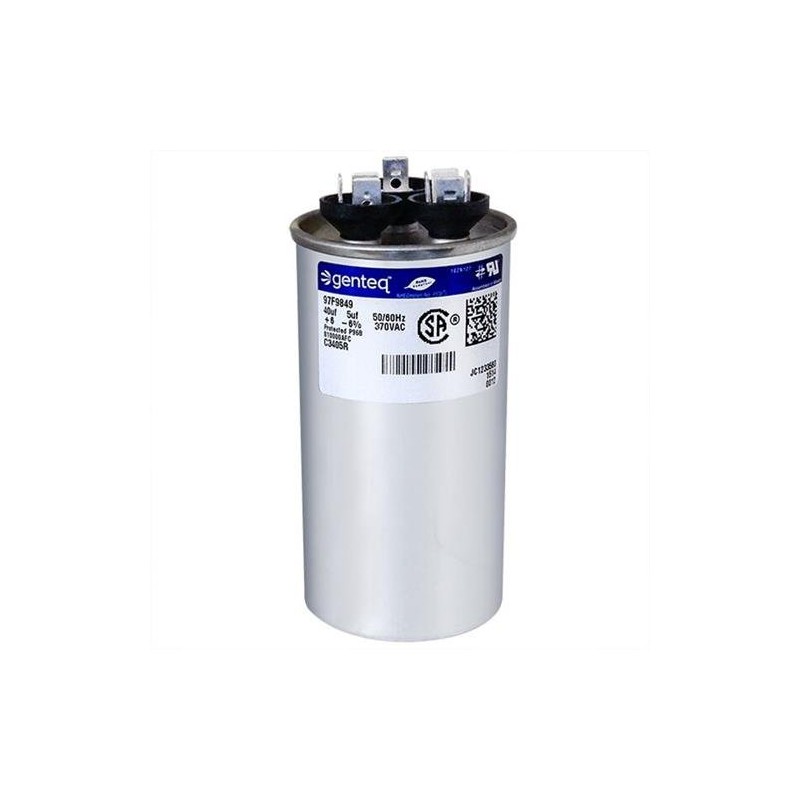 (2) Pack - GE/Genteq Z97F9849 97F9849-40 + 5 uf MFD